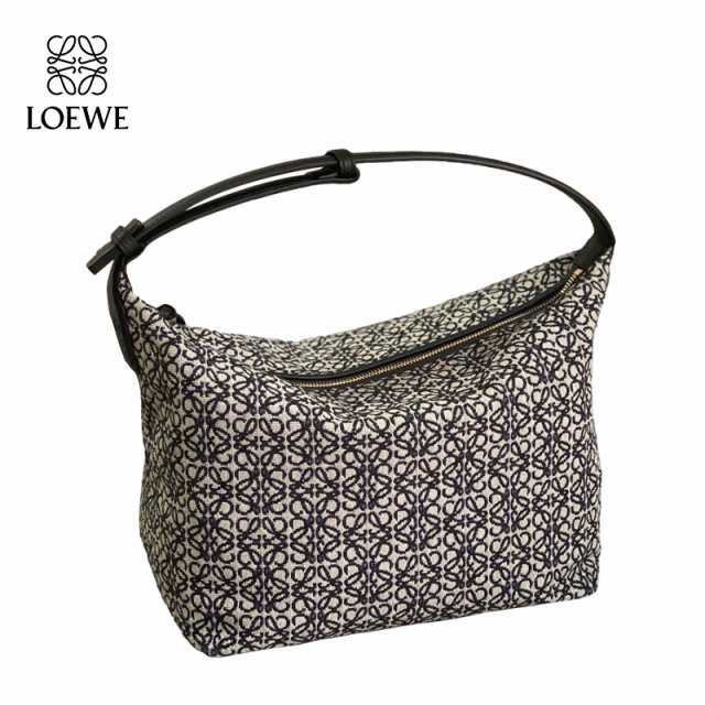 LOEWE ロエベ loewe レザー ハンドバッグ キュービィバッグ ジャガード