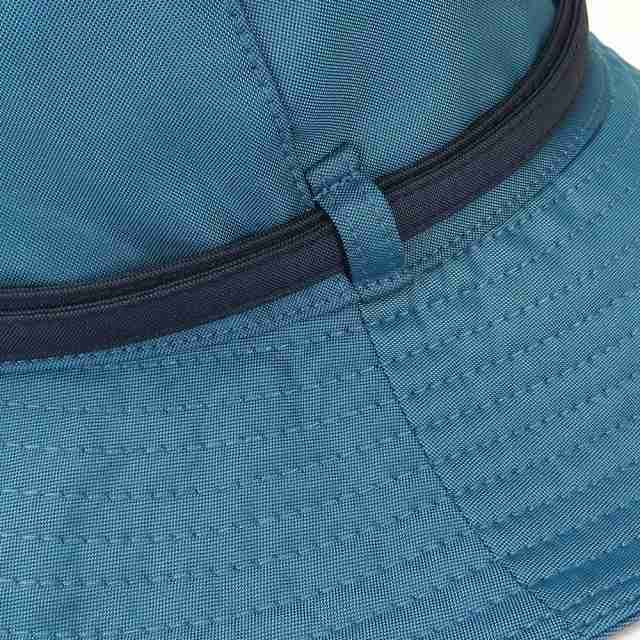 中古  エルメス ハット 帽子 レディース 女性 HERMES CHAPEAU FEMME LUCY TOILE EVERYDAY 55cm キュラソー マリン Curacao Marine Hat blue navy Polyester86%/Polyamide14%の通販は