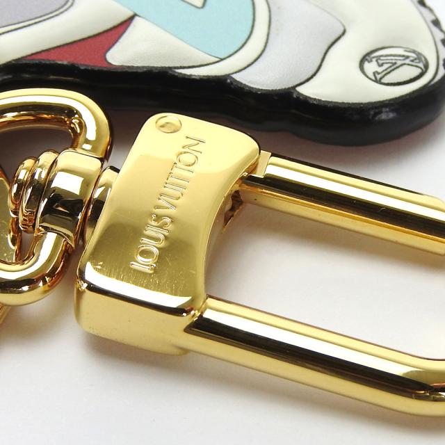 【中古】ルイヴィトン キーリング ポルト クレ・LVアークライト M69004 ゴールド スニーカー シューズ バッグチャーム キーホルダー 普段使い メンズ 男性 レディース  女性 LOUIS VUITTON keyring gold 中古 ルイヴィトン キーリング ポルト クレ・LVアークライト M69004