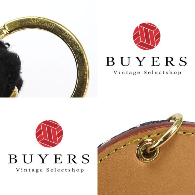 中古 ルイヴィトン キーリング キーホルダー ポルトクレ・イリュストレ MP2848 モノグラム・ジャガード Since1854 ネイビー 普段使い 小物 シンプル バッグ チャーム レディース 女性 メンズ 男性 LOUIS VUITTON keyring_7