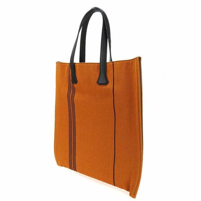 【エルメス】カバック　オレンジ キャンバストートバッグ 中型 エルメス】カバック オレンジ キャンバストートバッグ 中型