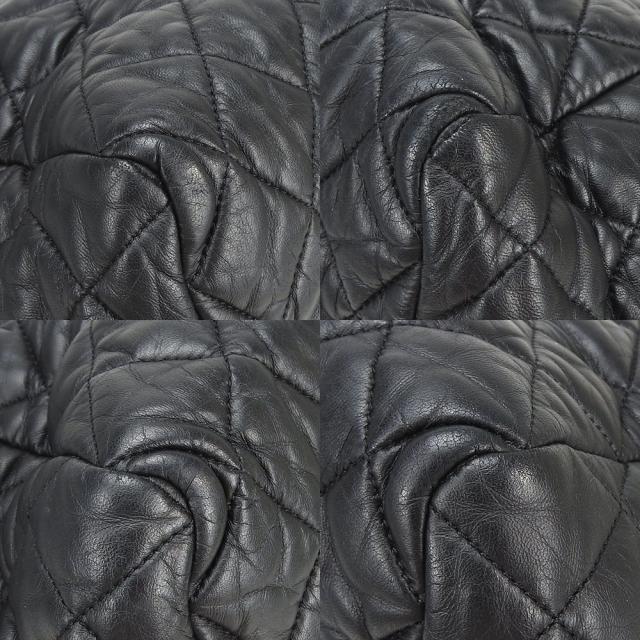 中古 シャネル トート バッグ ボストン コココクーン 13番台 ブラック