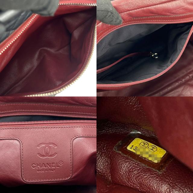 中古 シャネル トート バッグ ボストン コココクーン 13番台 ブラック