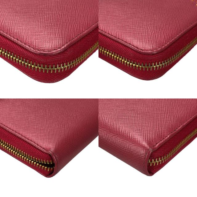 中古 プラダ PRADA 1ML506 ラウンドファスナー長財布 サフィアーノ 