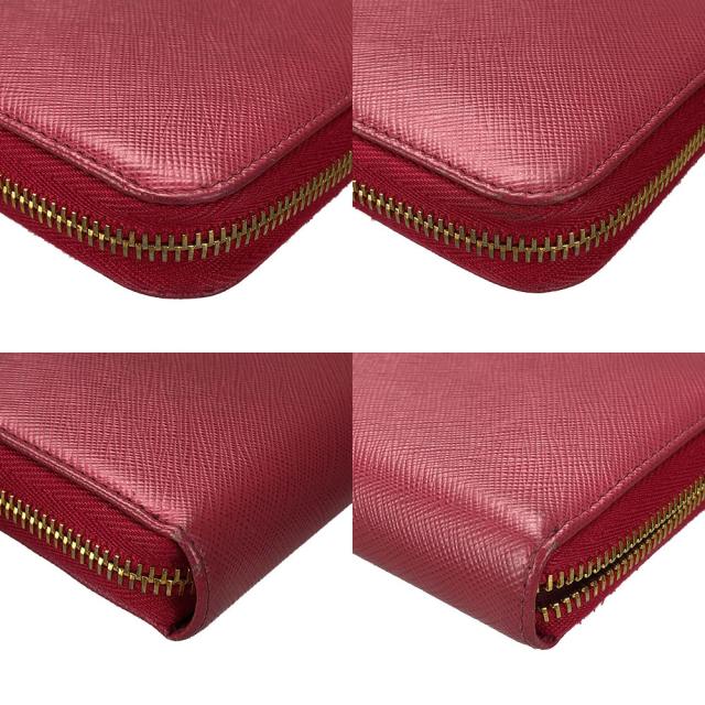 中古 プラダ PRADA 1ML506 ラウンドファスナー長財布 サフィアーノ 