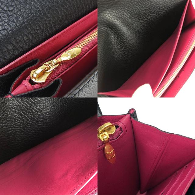 ルイヴィトン 二つ折り長財布 ポルトフォイユ・カプシーヌ LOUIS 