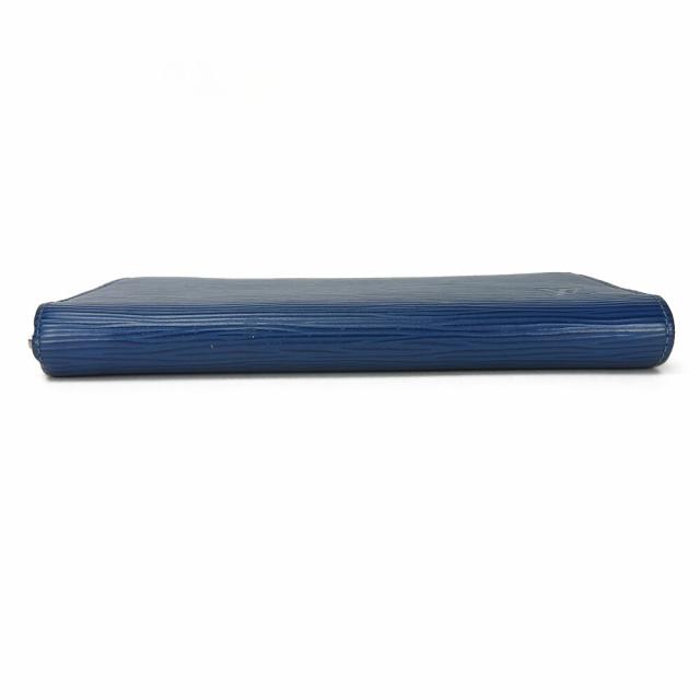中古  ルイヴィトン 長財布 ジッピーウォレット サフィール ラウンドファスナー シルバー金具 ブルー M60435 エピ レディース 女性 LV ビトン レザー 革 小物 LOUIS VUITTON Zip Around Wallet Zippy_3