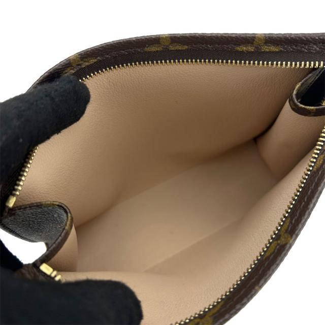 中古 ルイ・ヴィトン 化粧ポーチ ポッシュトワレット19 M47544 ブラウン コスメ メイク レディース 女性 LOUIS VUITTON_2
