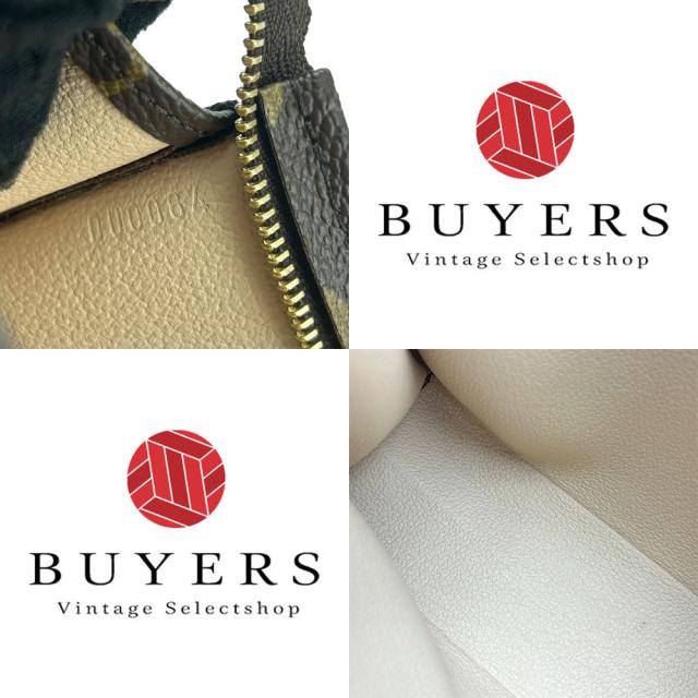 中古 ルイ・ヴィトン 化粧ポーチ ポッシュトワレット19 M47544 ブラウン コスメ メイク レディース 女性 LOUIS VUITTON_5
