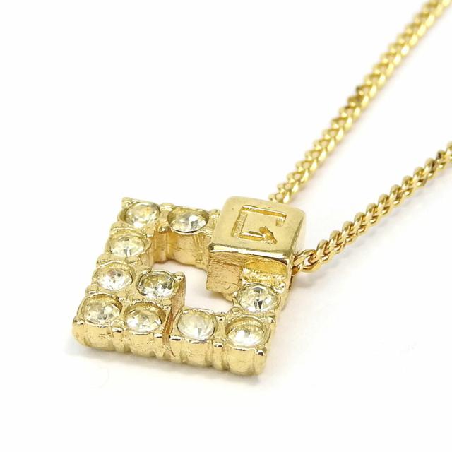 【未使用】ジバンシー GIVENCHY ネックレス ストーン ヴィンテージ ジバンシイ メンズ レディース ストリート おしゃれ レア 17’7-28 GIVENCHYジバンシーヴィンテージ クリスタルとストーンのネックレス