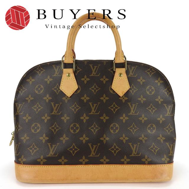 中古 ルイ・ヴィトン ハンドバッグ アルマ M51130 モノグラムキャンバス ブラウン made in USA 定番 レディース 女性 LOUIS VUITTON