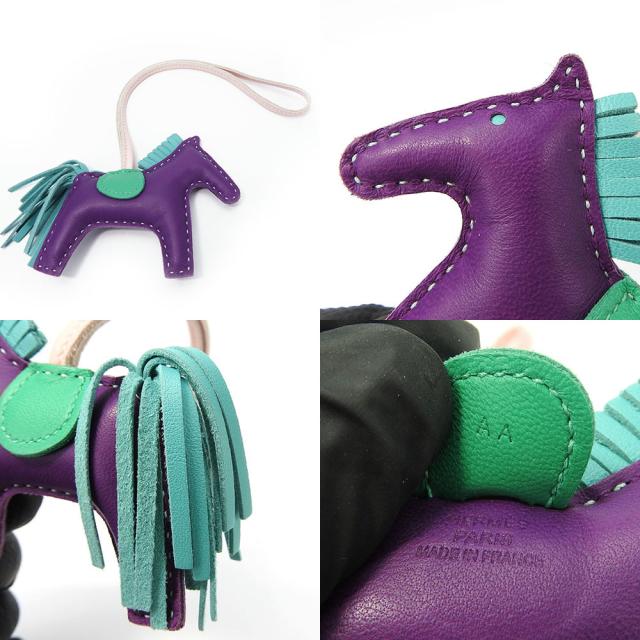 中古 エルメス ストラップ ロデオPM アニョーミロ マルチカラー  