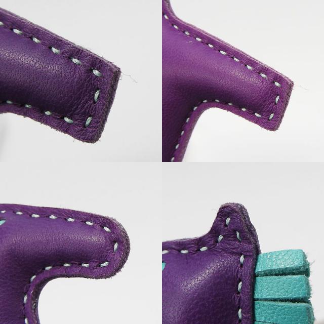 中古 エルメス ストラップ ロデオPM アニョーミロ マルチカラー  