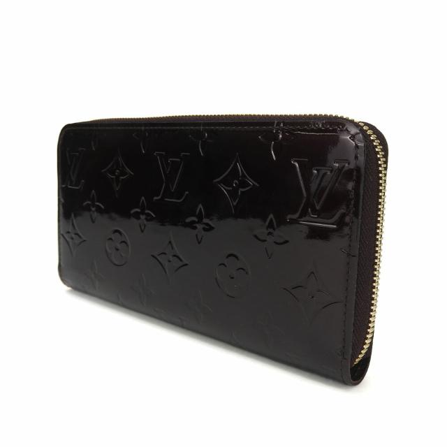 鑑定済 ルイヴィトン ヴェルニ アマラント キーケース4連 Louis Vuitton ヴェルニ系 アマラント パープル キーケース
