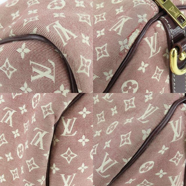 中古 ルイ・ヴィトン ハンドバッグ スピーディ30 M56704 バンドリエール モノグラムミニラン セピア ボルドー系 ゴールド金具 2WAY ショルダー レディース 女性 LOUIS VUITTON_3