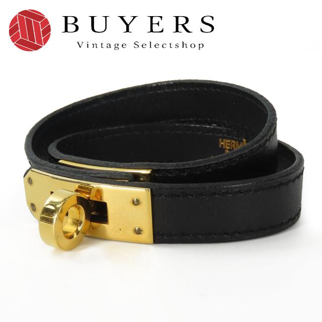 エルメス ケリー リザード ブラック バングル 未使用 HERMES】エルメス