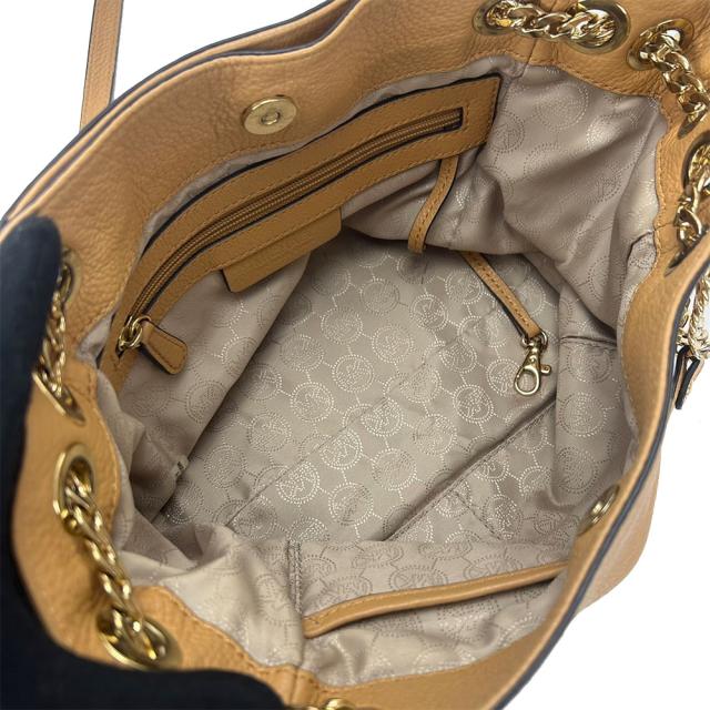 中古 マイケルコース トートバッグ 30S5GTCE2L レザー ベージュ - 2WAY