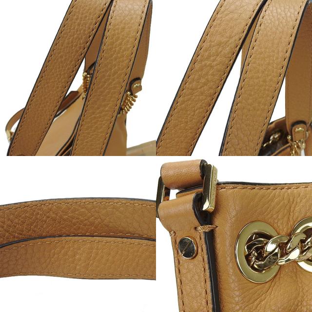 中古 マイケルコース トートバッグ 30S5GTCE2L レザー ベージュ - 2WAY