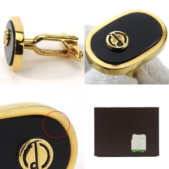 14KT スチール ステンレス カフスボタン Made in Germany カフスピン