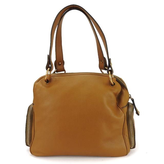 中古 トッズ ハンドバッグ レザー キャメル カジュアル 普段使い