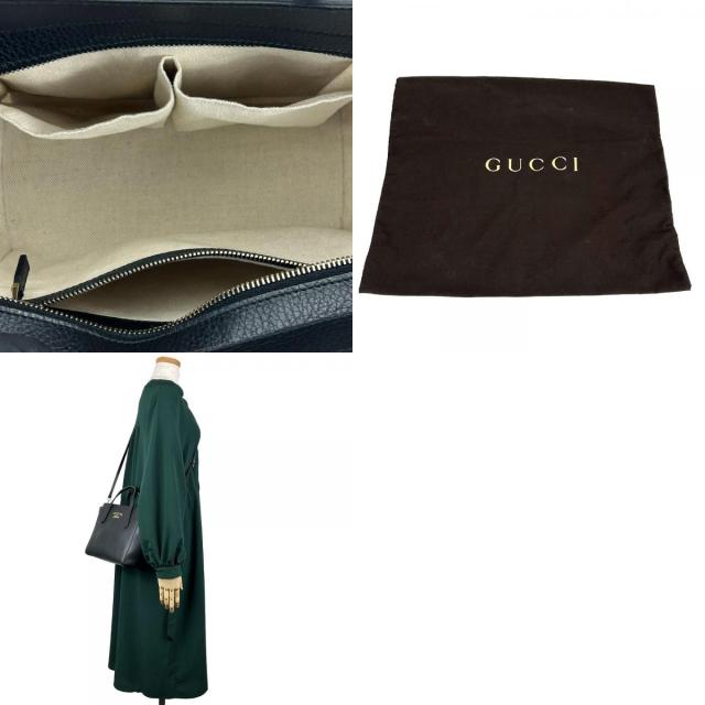 中古 グッチ ハンドバッグ 368827 スウィング スモール レザー