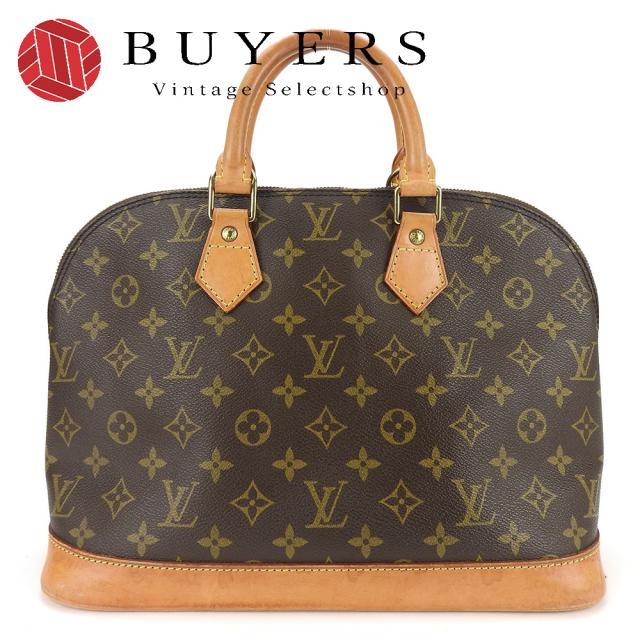 中古 ルイ・ヴィトン ハンドバッグ アルマ 旧型 M51130 モノグラムキャンバス ブラウン ゴールド金具 定番 人気 普段使い レディース 女性 LOUIS VUITTON