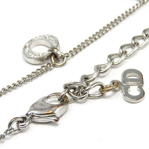 【時間指定不可】 中古 シルバー メタル ブレスレット クリスチャンディオール アクセサリー