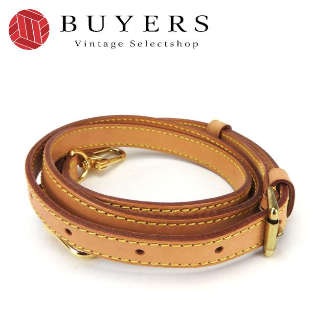 ルイ・ヴィトン ショルダーストラップ ヌメ革 ベージュ ゴールド金具