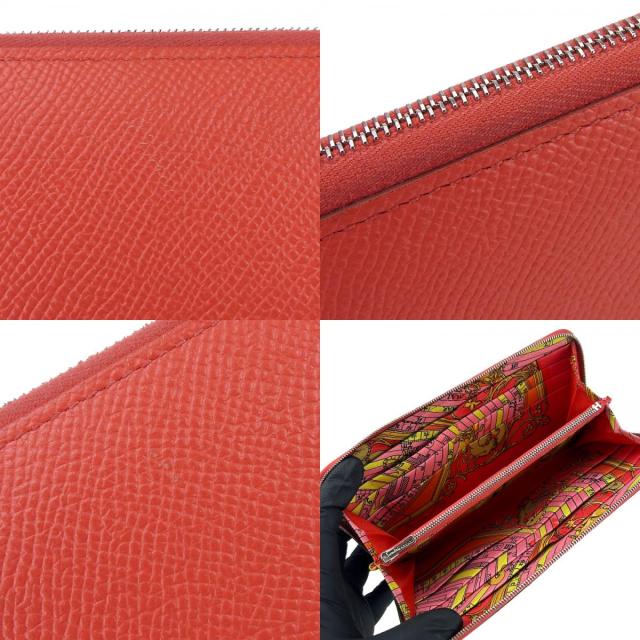 中古 エルメス 長財布 アザップロングシルクイン ヴォーエプソン