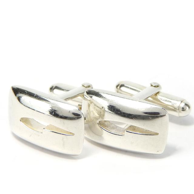 中古 グッチ カフス シルバー925 約12.0g シルバー カフリンクス メンズ 男性 GUCCI 中古 グッチ カフス シルバー925 約12.0g シルバー カフリンクス