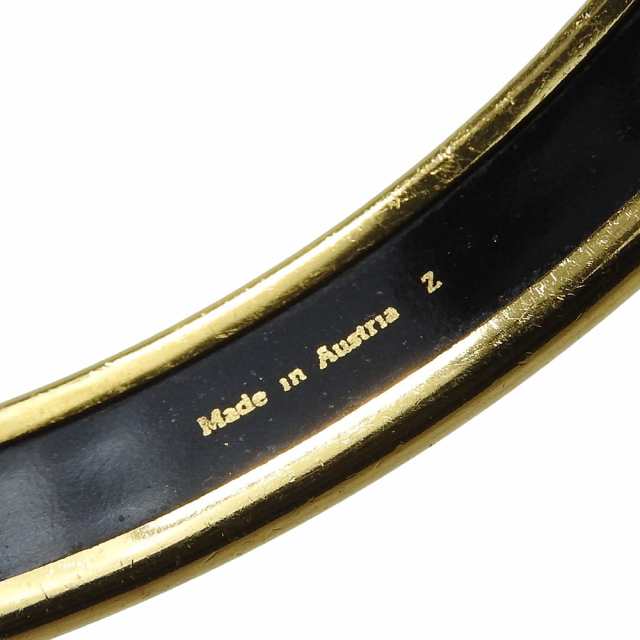 エルメス メタルエマイユ PM キャリッジブレスレット HERMES エルメス エマイユPM ブレスレット バングル ゴールド