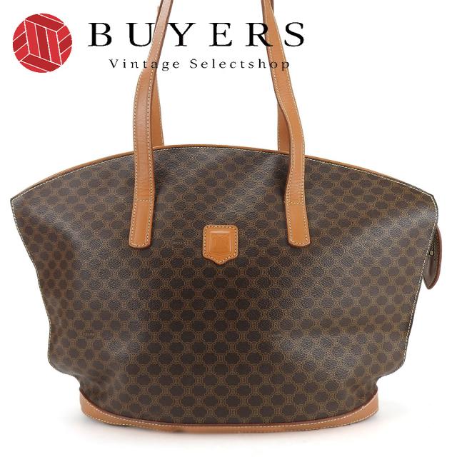 CELINE トートバッグ ブラウン CELINE(セリーヌ) ヴィンテージマカダム