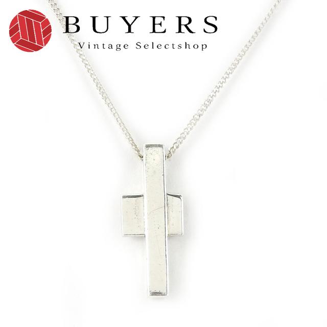 GUCCI グッチ クロス ネックレス シルバー GUCCI / グッチ スクエアG クロス ネックレス シルバー SILVER