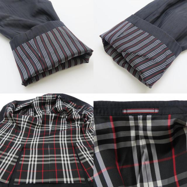 中古 バーバリーブラックレーベル テーラードジャケット M ウール