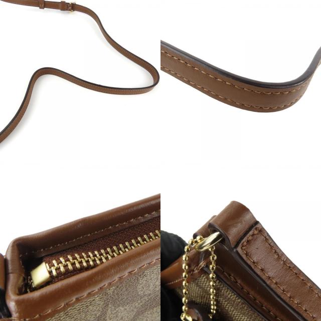 中古 コーチ ショルダーバッグ F29210 シグネチャー PVC レザー