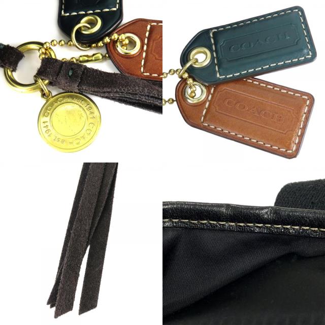 中古 コーチ トートバッグ 10101 ナイロン ブラック ゴールド金具