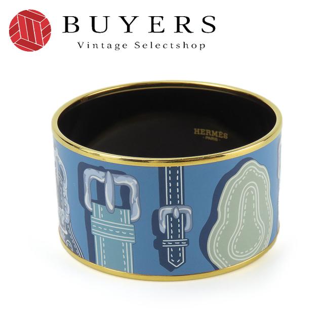 【美品】HERMES エルメス　レザーブレスレット　バングル　③ HERMES エルメス レザーブレスレット
