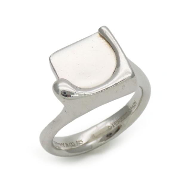 中古 ティファニー リング・指輪 スプラッシュスクエア シルバー925 約6.1g シルバー 約＃10 エルサペレッティ アクセサリー レディース 女性 TIFFANY&Co.