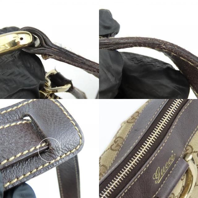 中古 グッチ ショルダーバッグ 203257 アビー GGキャンバス