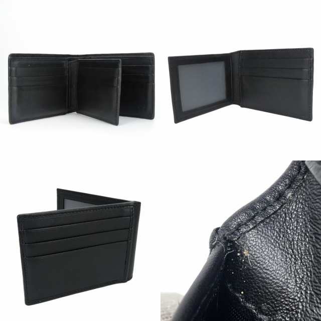 中古 グッチ 二つ折り財布 333042 マイクロGG シマレザー