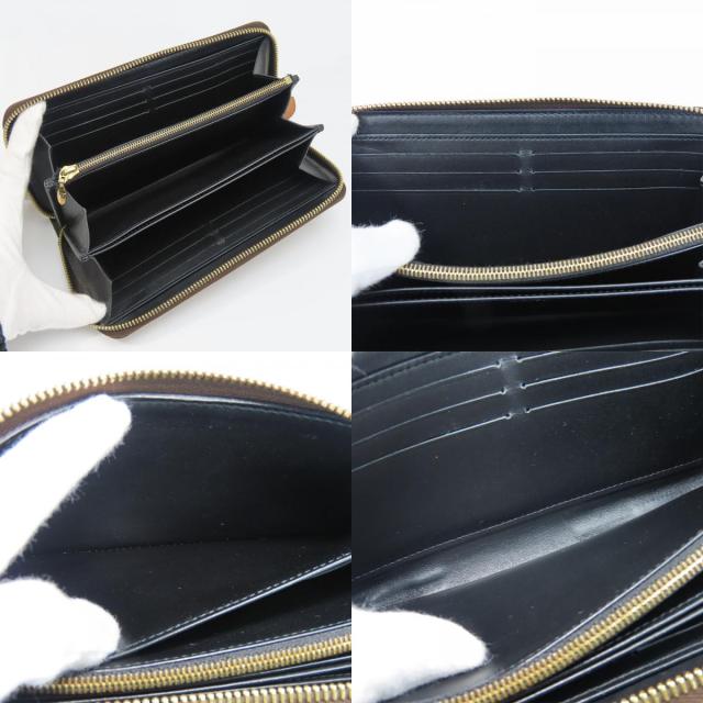中古 ルイ・ヴィトン 長財布 ジッピーウォレット M69353 モノグラムリバース ブラウン ゴールド金具 普段使い 小物 ラウンドファスナー レディース 女性 LOUIS VUITTONの通販は