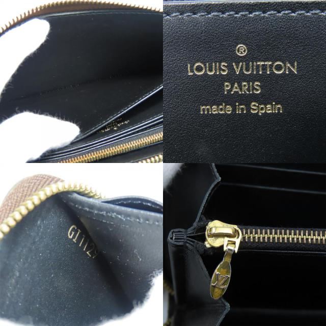 中古 ルイ・ヴィトン 長財布 ジッピーウォレット M69353 モノグラムリバース ブラウン ゴールド金具 普段使い 小物 ラウンドファスナー レディース 女性 LOUIS VUITTONの通販は
