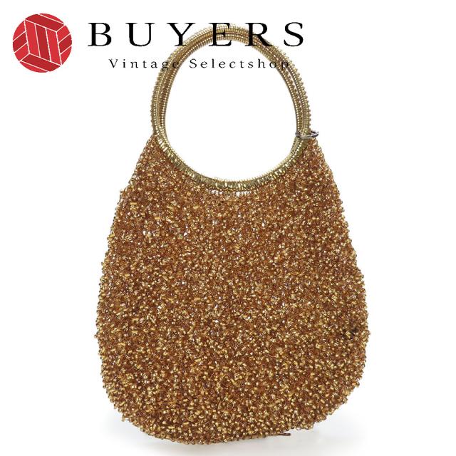 中古 アンテプリマ ハンドバッグ ワイヤーバッグ PVC ゴールド系 パーティ エレガント おしゃれ レディース 女性 ANTEPRIMA