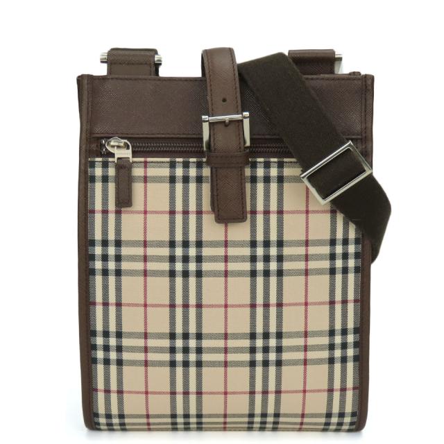 バーバリー ノバチェック 斜め掛け ショルダーバッグ ベージュ