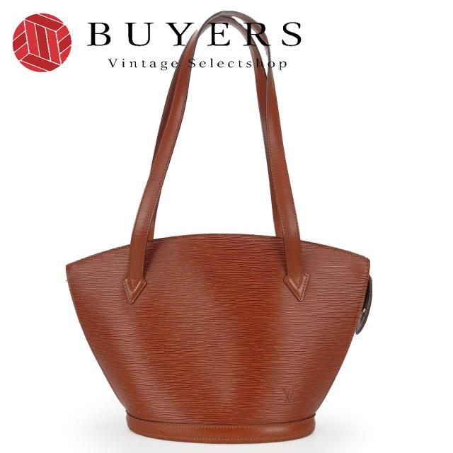 中古 ルイ・ヴィトン トートバッグ サンジャックショッピング M52333 エピレザー ケニアブラウン ゴールド金具 肩掛け カジュアル おしゃれ レディース 女性 LOUIS VUITTON