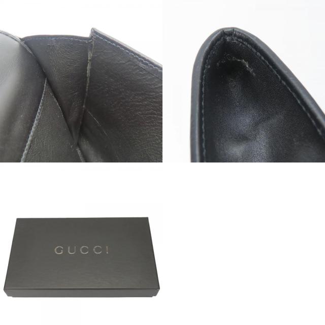 中古 グッチ 長財布 035.0416.2180 ウェブライン GGキャンバス ブラック 二つ折り 定番 レディース メンズ GUCCI_9