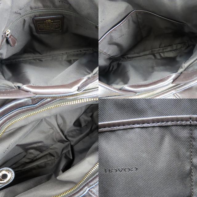 中古 コーチ トートバッグ 36466 シグネチャー キャンバス レザー