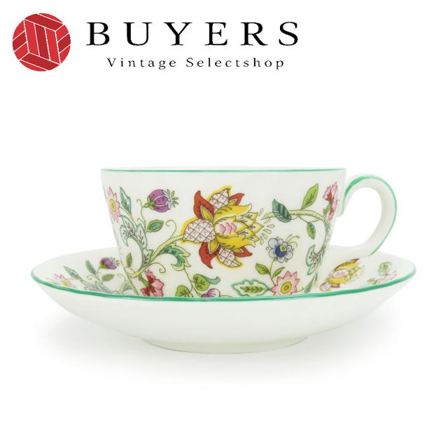 中古 ミントン 食器 カップ&ソーサー 陶器 ホワイト マルチカラー ハンドホール 1客 レディース メンズ Mintonの通販は