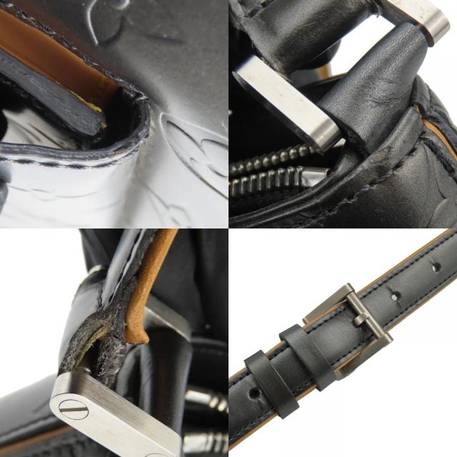 中古 ルイ・ヴィトン ショルダーバッグ アルストン M55122 モノグラムマット ダークグレー メタリック シルバー金具 ワンショルダー 肩掛け エレガント レディース 女性 LOUIS VUITTON_6