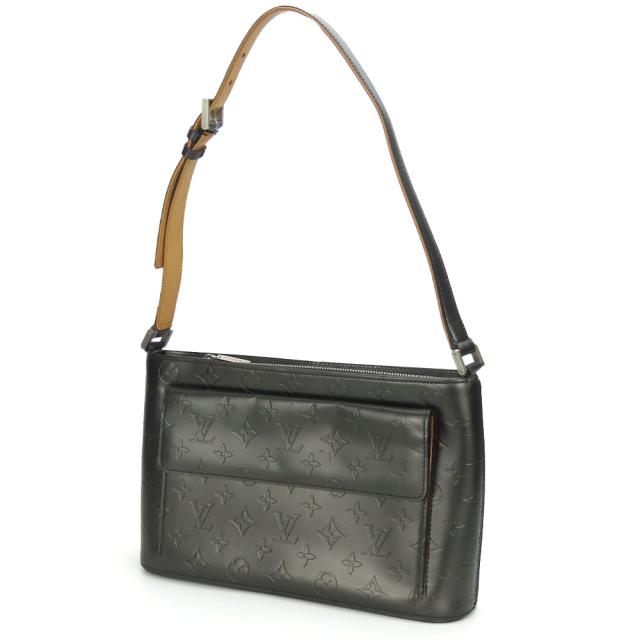 中古 ルイ・ヴィトン ショルダーバッグ アルストン M55122 モノグラムマット ダークグレー メタリック シルバー金具 ワンショルダー 肩掛け エレガント レディース 女性 LOUIS VUITTON_2